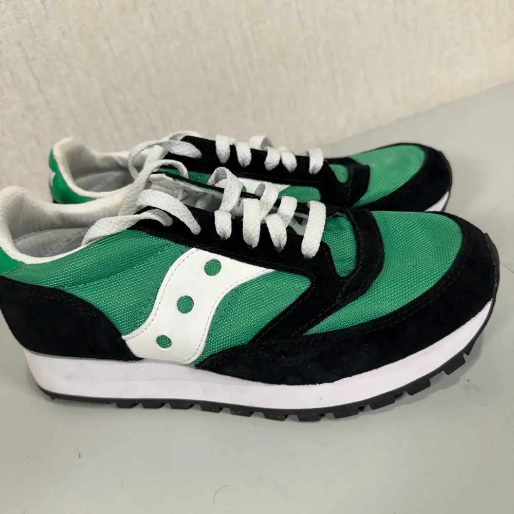 MENS SAUCONY Shoes‎ Size 5.5 Black And Green